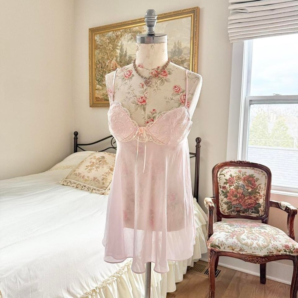 pink babydoll dress  Y2K inner most babydoll dress‎ size medium